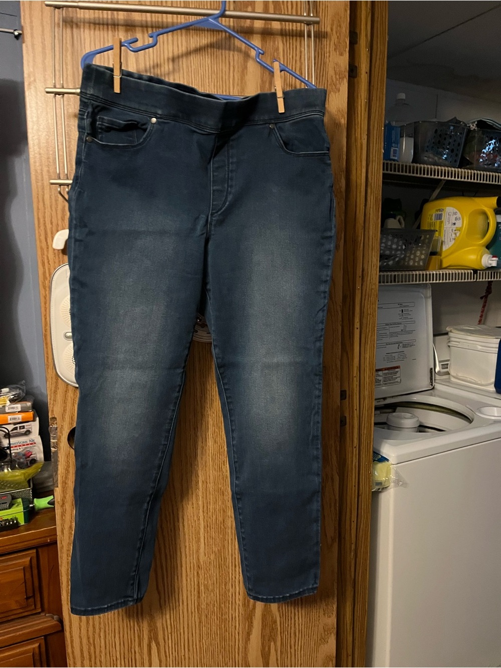 Gloria Vanderbilt Dark Blue All-Around Slimming Women Jeans Jeggings - Picture 2 of 2